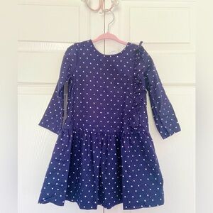BABY GAP | Small Heart Dots Navy Blue Dress.